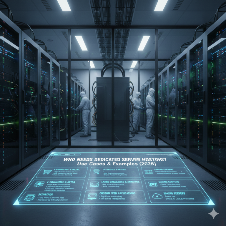 Who Needs Dedicated Server Hosting in 2026? Use Cases & Real Examples