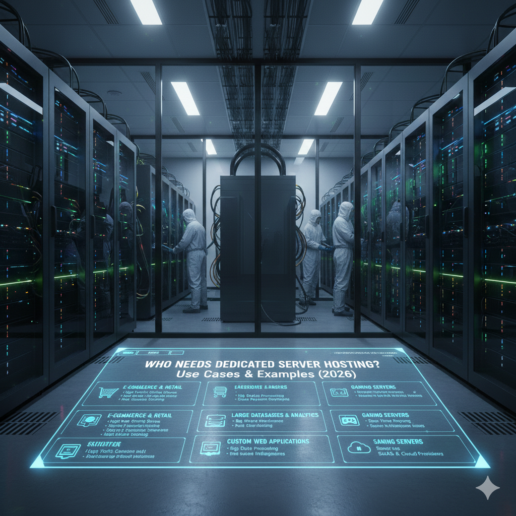 Who Needs Dedicated Server Hosting in 2026? Use Cases & Real Examples