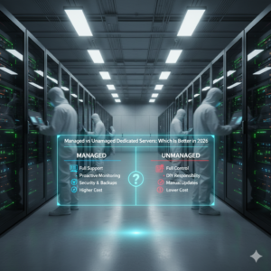 Managed vs Unmanaged Dedicated Servers in 2026: Which Should You Choose?