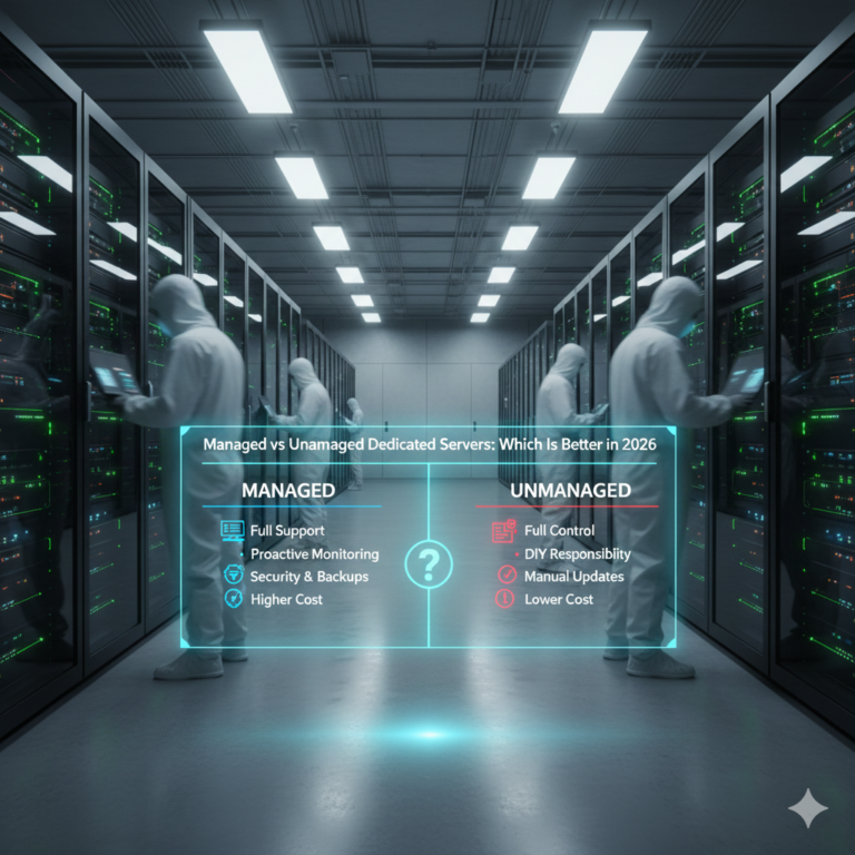 Managed vs Unmanaged Dedicated Servers in 2026: Which Should You Choose?