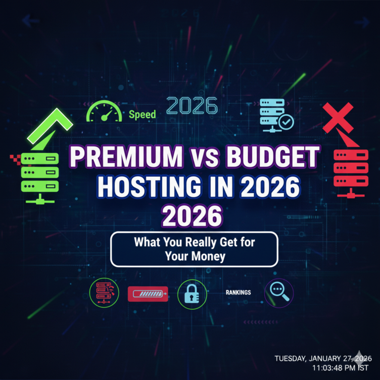 Premium vs Budget Hosting in 2026: What You Really Get for Your Money