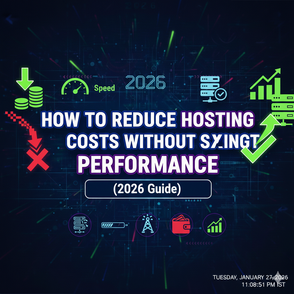 How to Reduce Hosting Costs Without Sacrificing Performance (2026 Guide)
