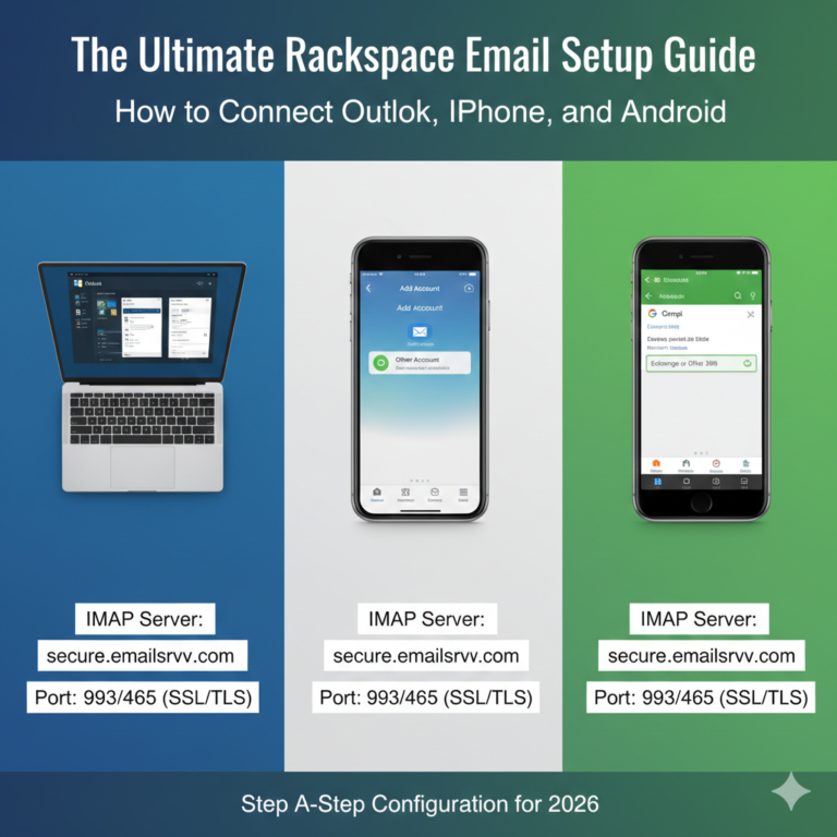 The Ultimate Rackspace Email Setup Guide: How to Connect Outlook, iPhone, and Android.