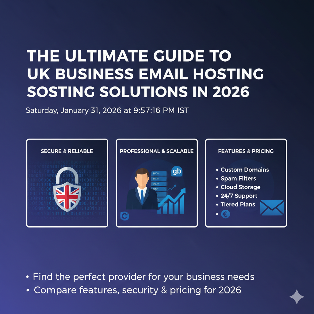 The Ultimate Guide to UK Business Email Hosting Solutions in 2026