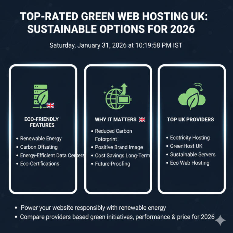 Top-Rated Green Web Hosting UK: Sustainable Options for 2026