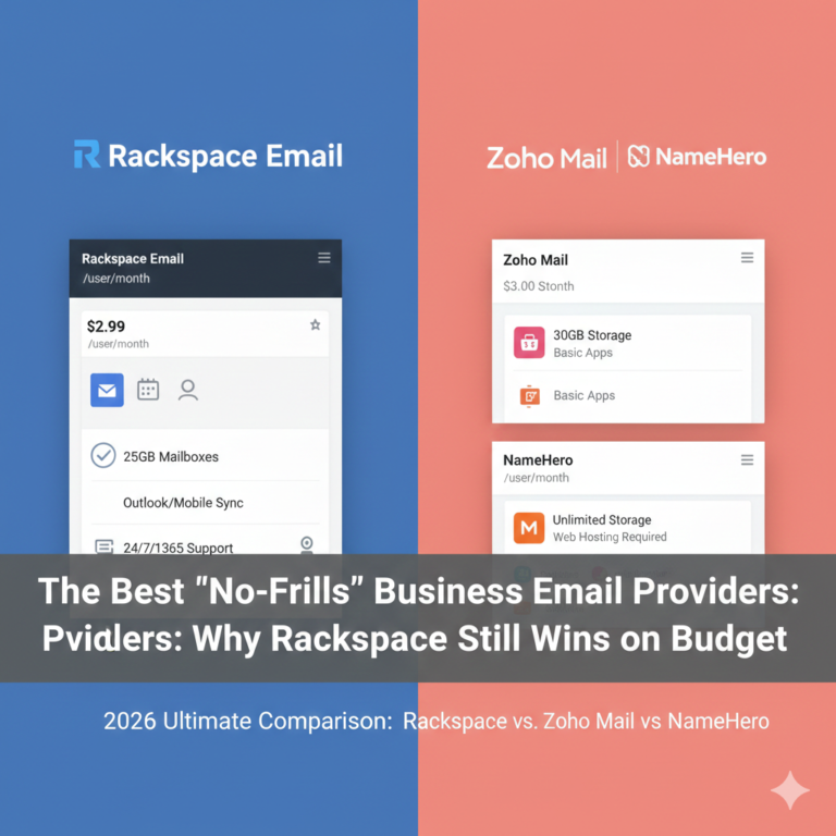 The Best "No-Frills" Business Email Providers: Why Rackspace Still Wins on Budget.