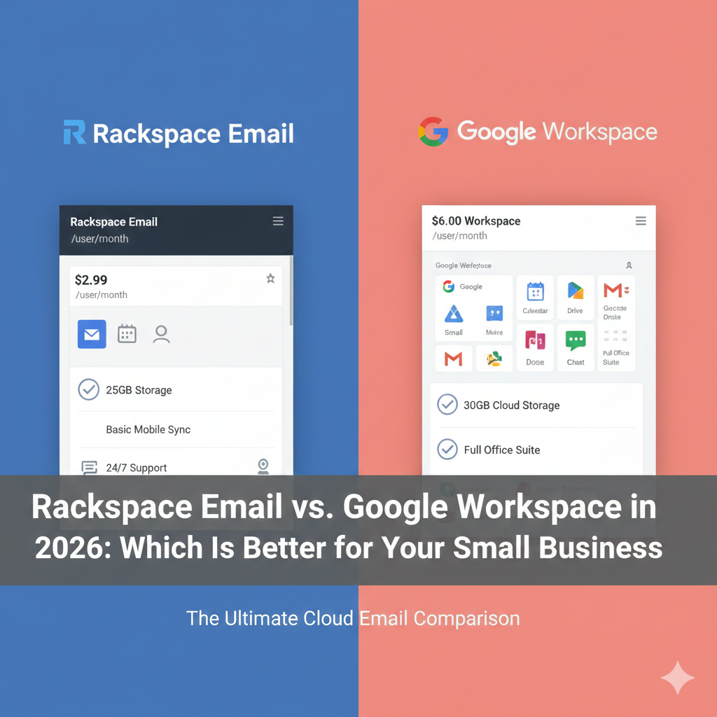 Rackspace Email vs. Google Workspace in 2026: Which Is Better for Your Small Business?