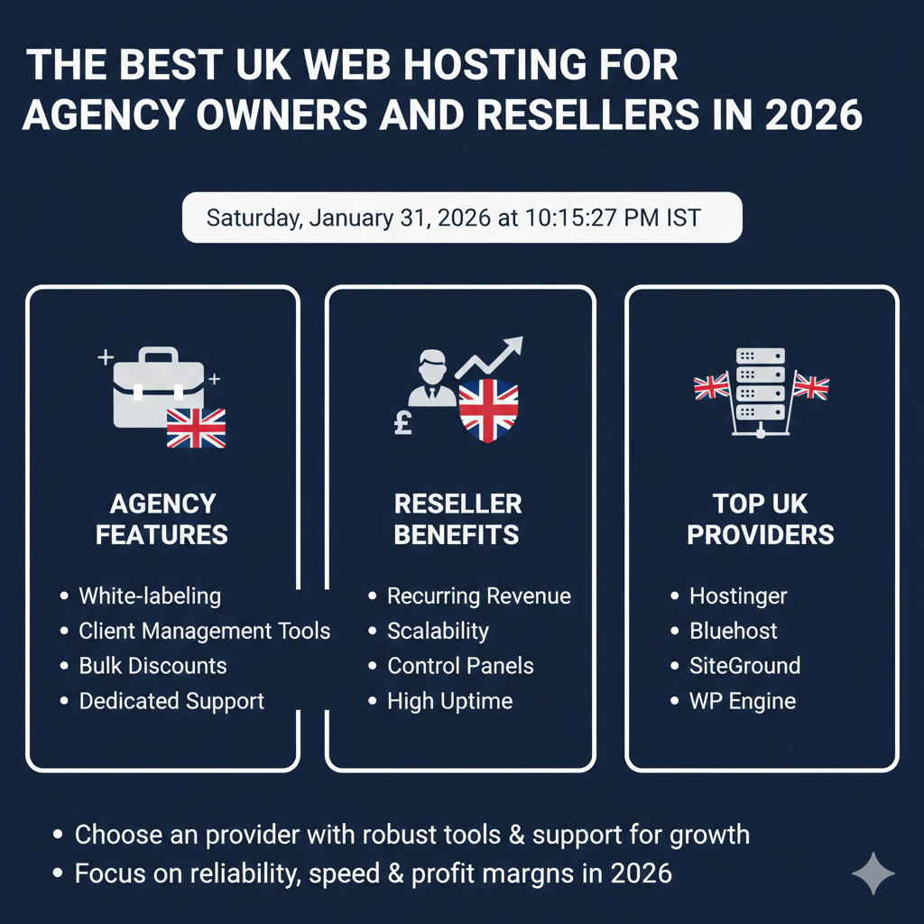 Best UK Web Hosting for Agency Owners and Resellers in 2026