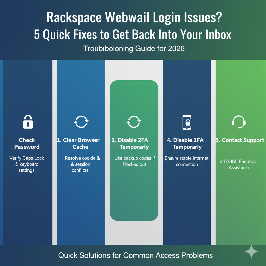 How to Fix Rackspace Webmail Login Problems