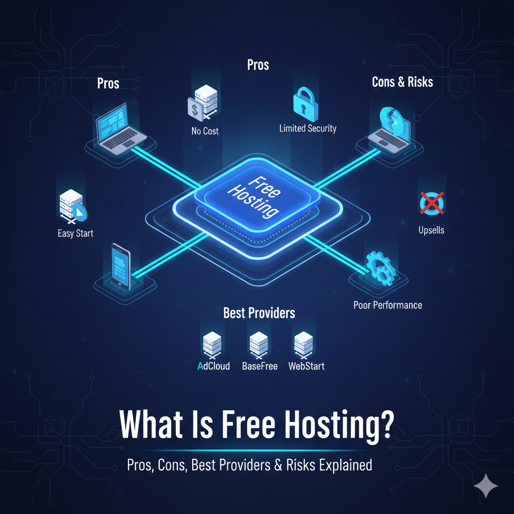 What Is Free Hosting? Pros, Cons, Best Providers & Risks Explained