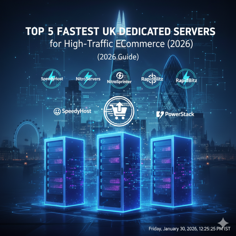 Top 5 Fastest UK Dedicated Servers for High-Traffic eCommerce (2026)