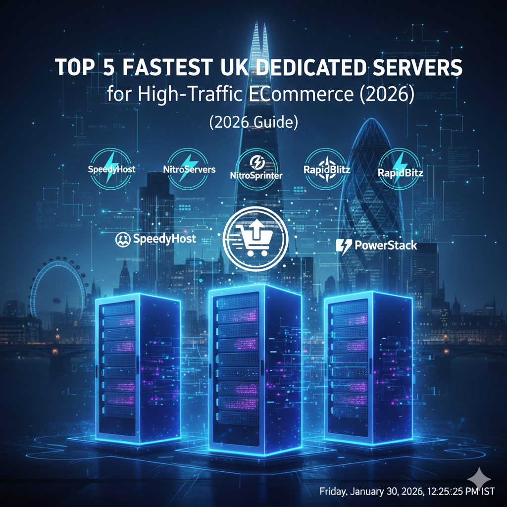 Top 5 Fastest UK Dedicated Servers for High-Traffic eCommerce (2026)