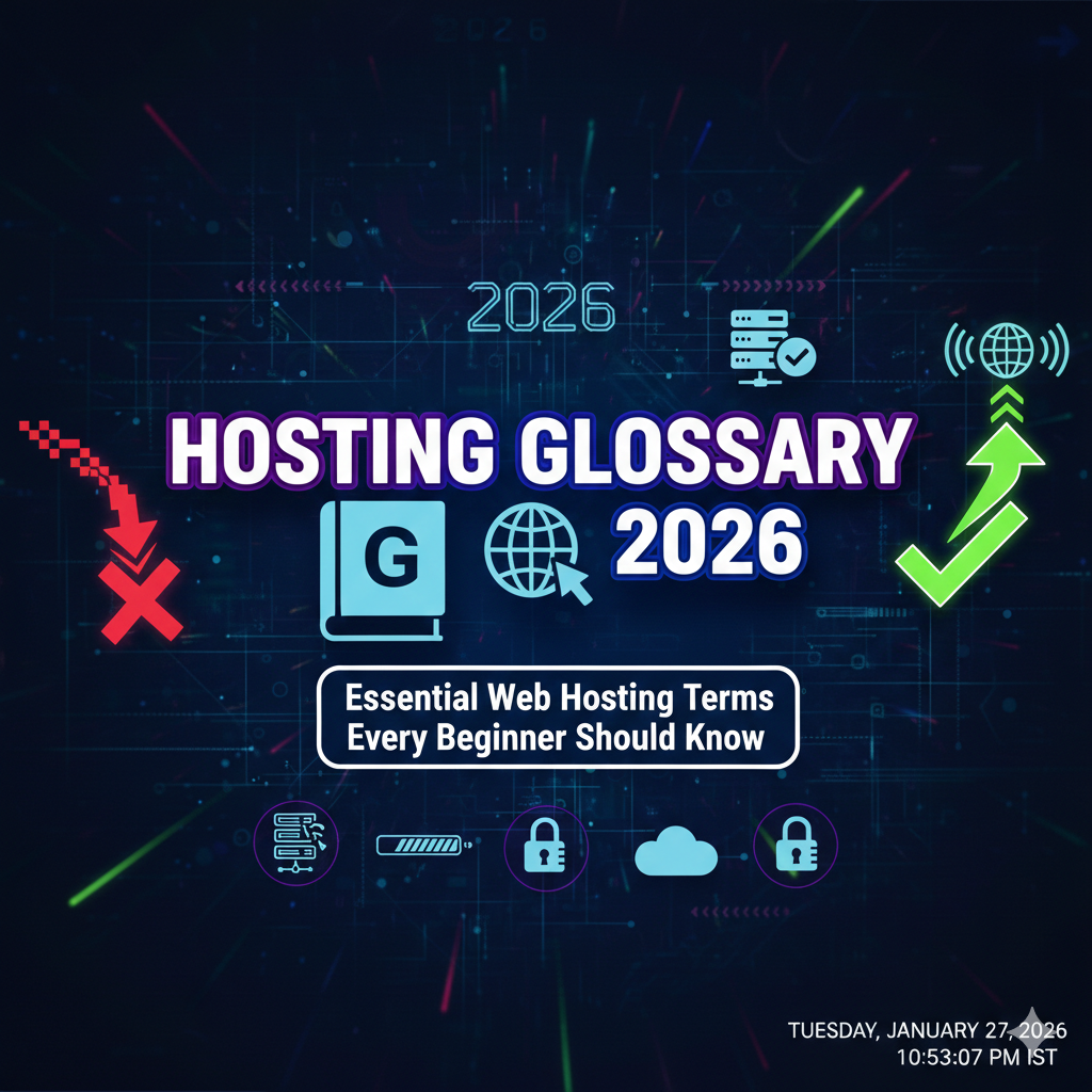 Hosting Glossary 2026: Essential Web Hosting Terms Every Beginner Should Know