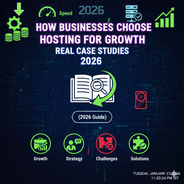 How Businesses Choose Hosting for Growth: Real Case Studies (2026)