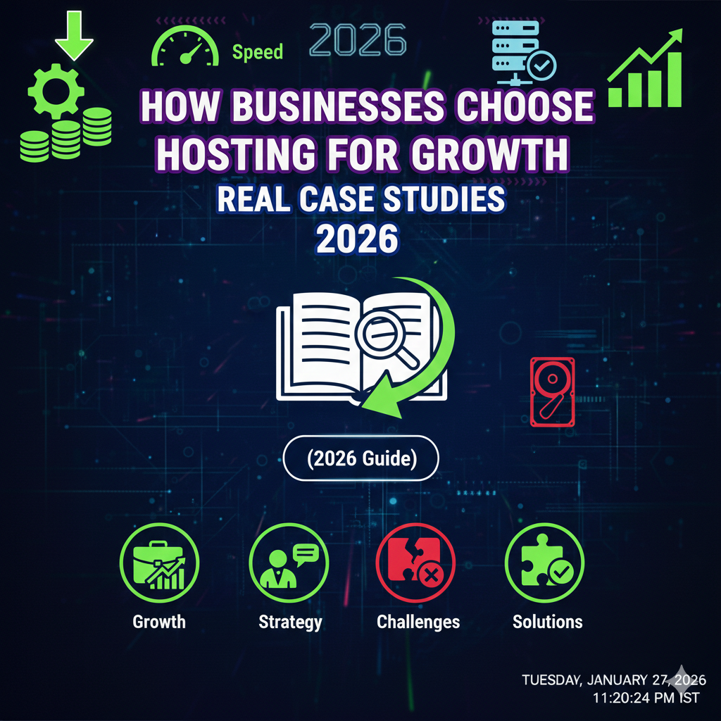 How Businesses Choose Hosting for Growth: Real Case Studies (2026)