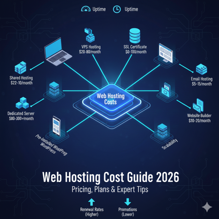 Web Hosting Cost Guide 2026: Pricing, Factors & Real Budgets