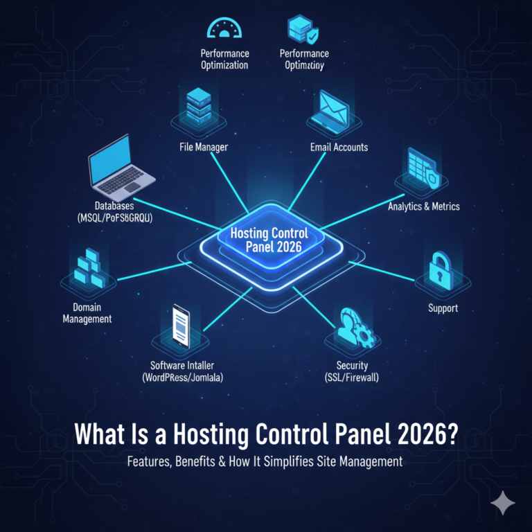 What Is a Hosting Control Panel? Features, Types & Examples (2026)