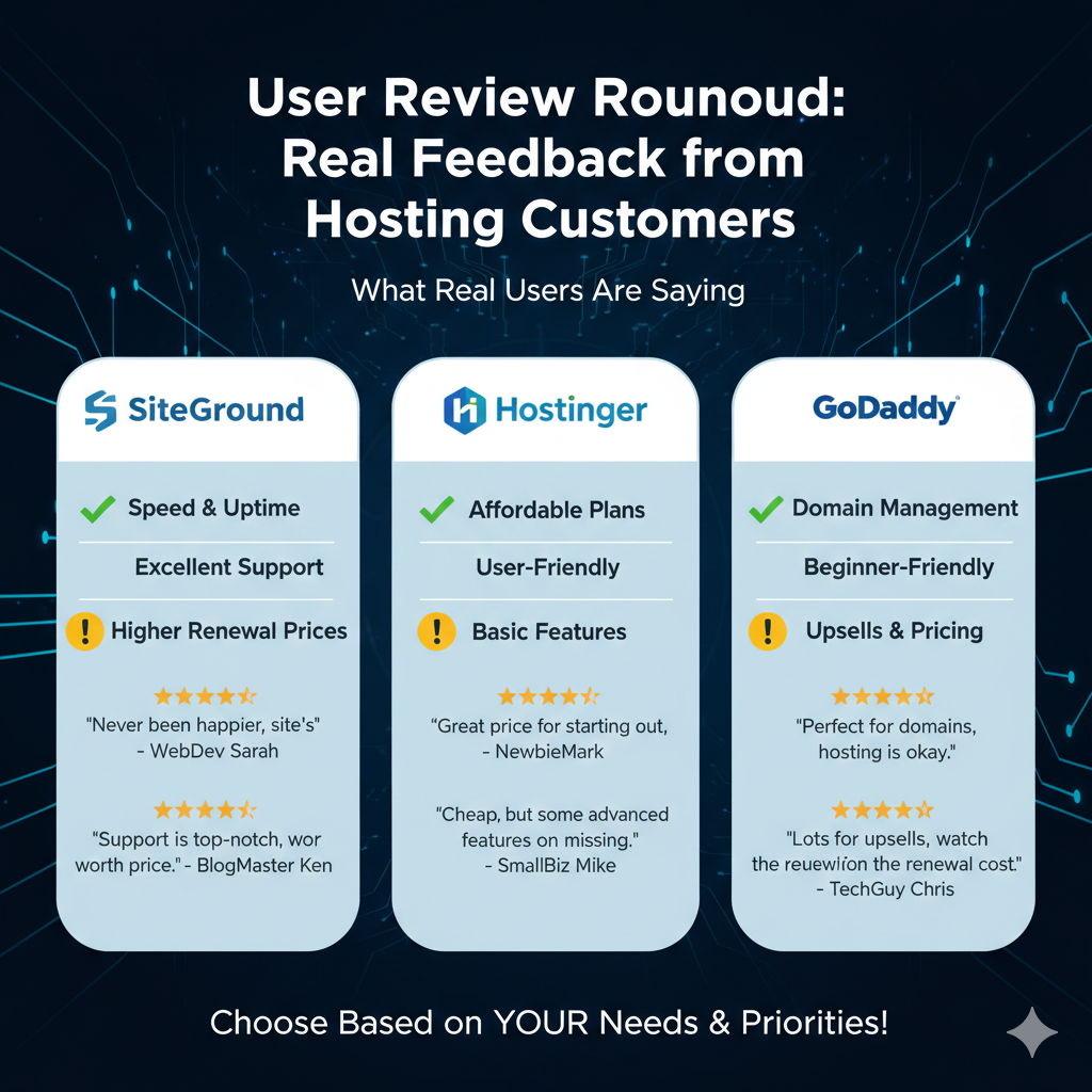 User Review Roundup 2026: Real Customer Feedback on Top Hosting Providers