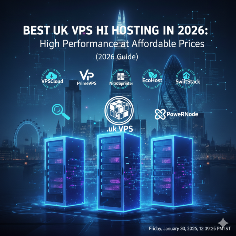 Best UK VPS Hosting in 2026: High Performance at Affordable Prices