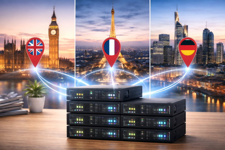 How VPS Performance Differs Across London, Paris, and Frankfurt