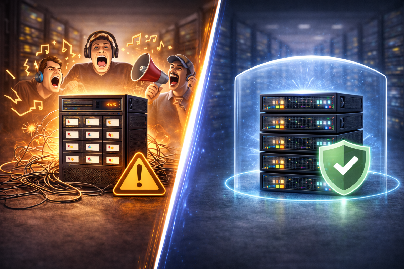 Why Shared Hosting Suffers From Noisy Neighbors Compared to VPS