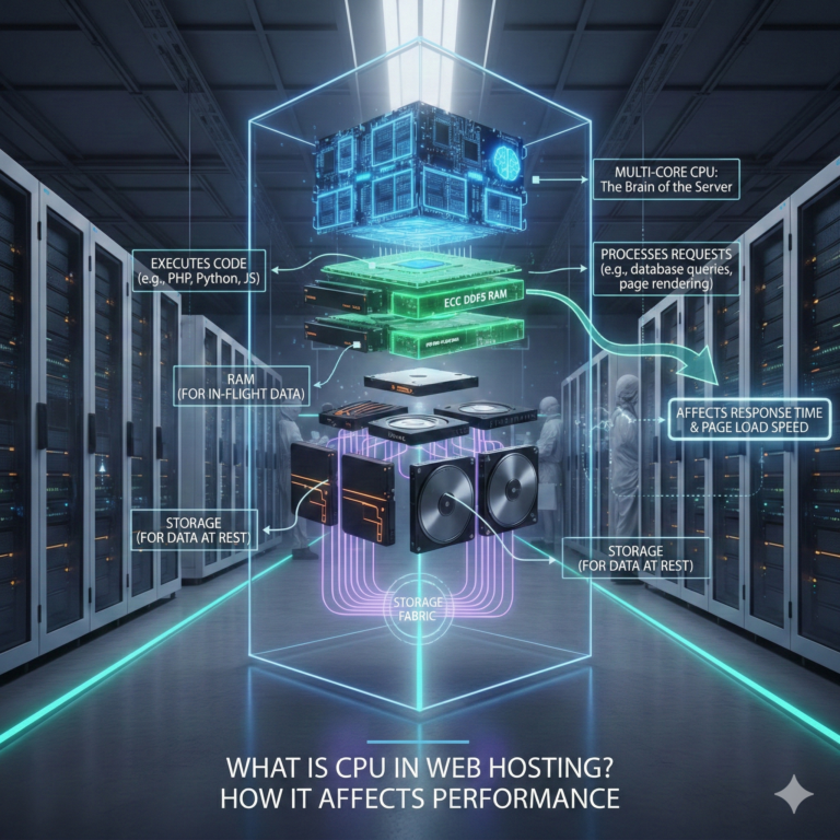 What Is CPU in Web Hosting? How It Affects Performance