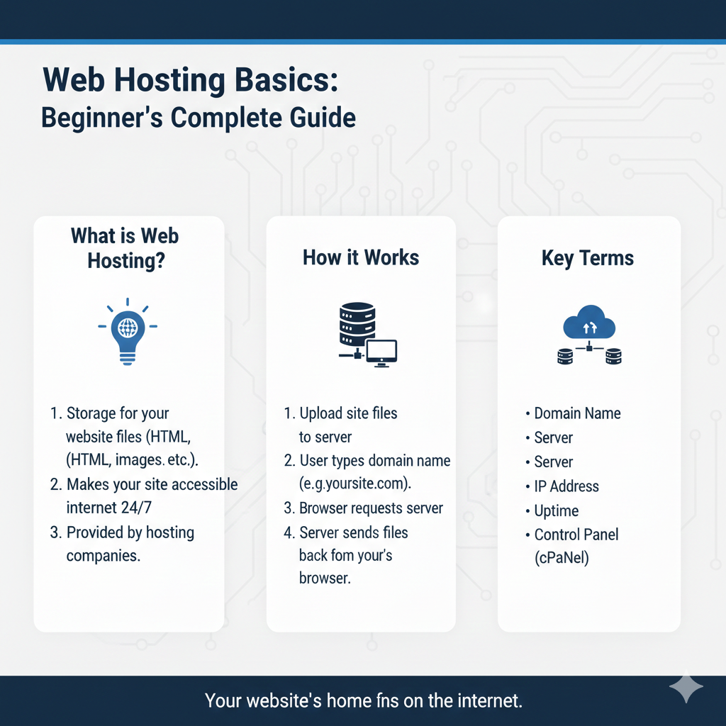 Web Hosting Basics: Beginner’s Complete Guide