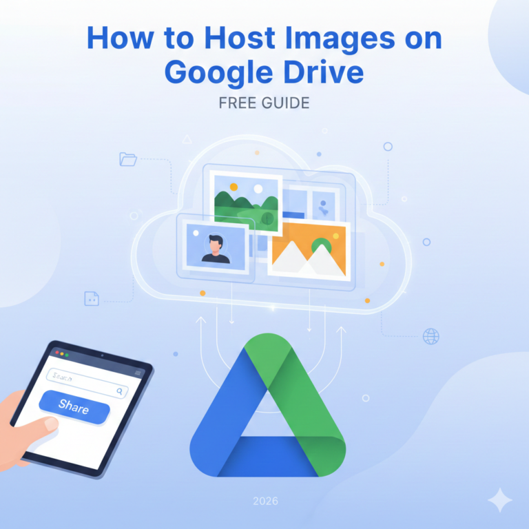 How to Host Images on Google Drive (Free Guide 2026)