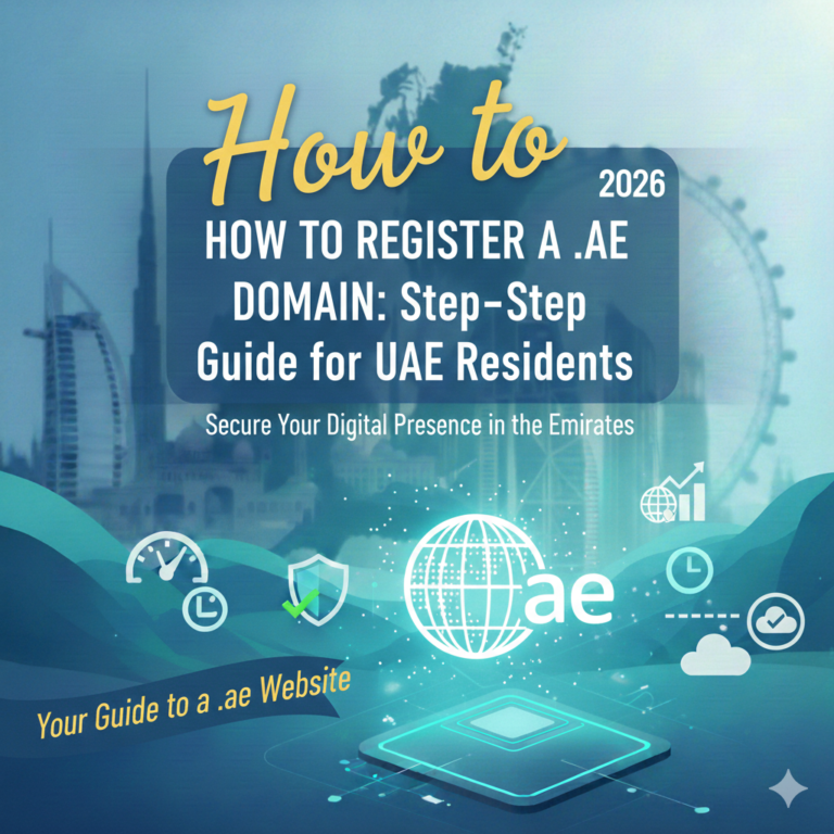 How to Register a .ae Domain: Step-by-Step Guide for UAE Residents (2026)
