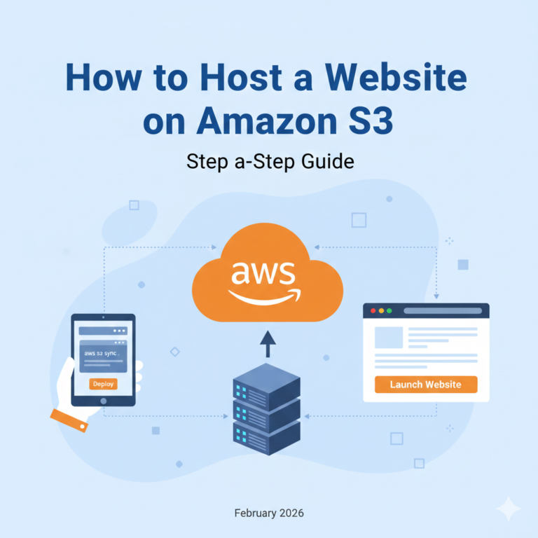 How to Host a Website on Amazon S3 (Step-by-Step Guide)