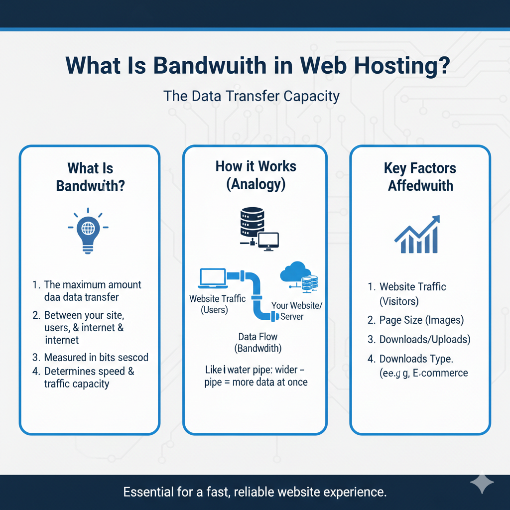 What Is Bandwidth in Web Hosting? Explained Simply
